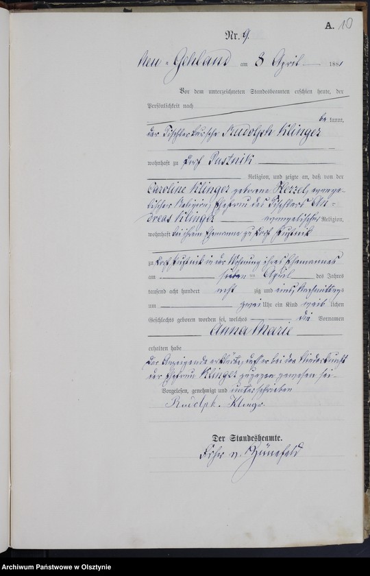 image.from.unit.number "Geburts-Haupt-Register Nr 1 - 43"