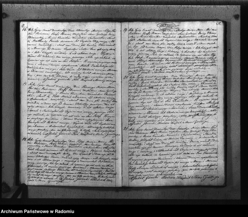 image.from.unit.number "Księga akt cywilnych gminy Głowaczew na rok 1820"