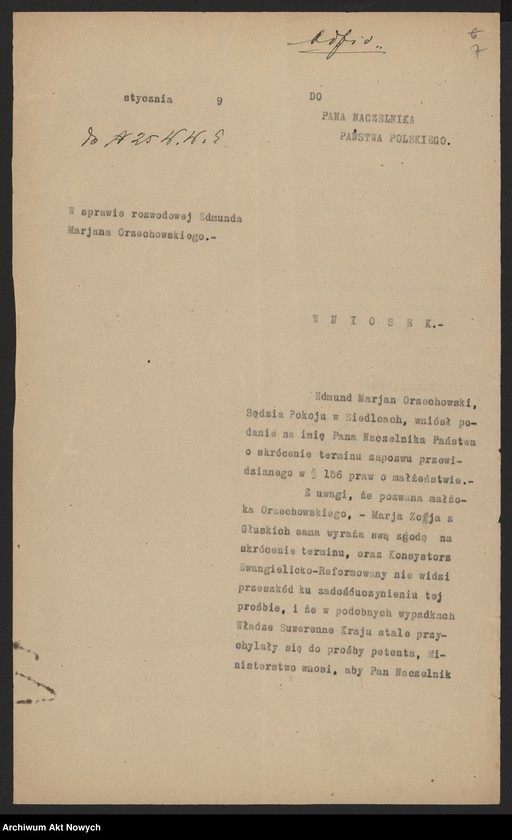 image.from.unit.number "(Reskrypty Naczelnika Państwa dotyczące skrócenia rocznego terminu zapozwu w sprawach rozwodowych rozpatrywanych przez Ewangelicko - Reformowany Sąd Konsystorski)"