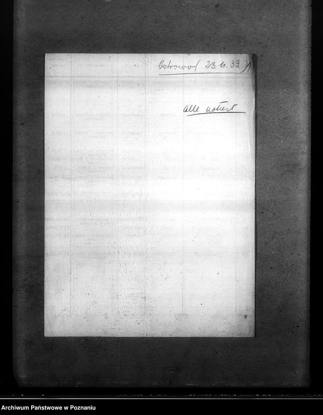 Obraz 5 z jednostki "Amtliche Meldungen Kreis Ostrowo (Ostrów Wielkopolski)"