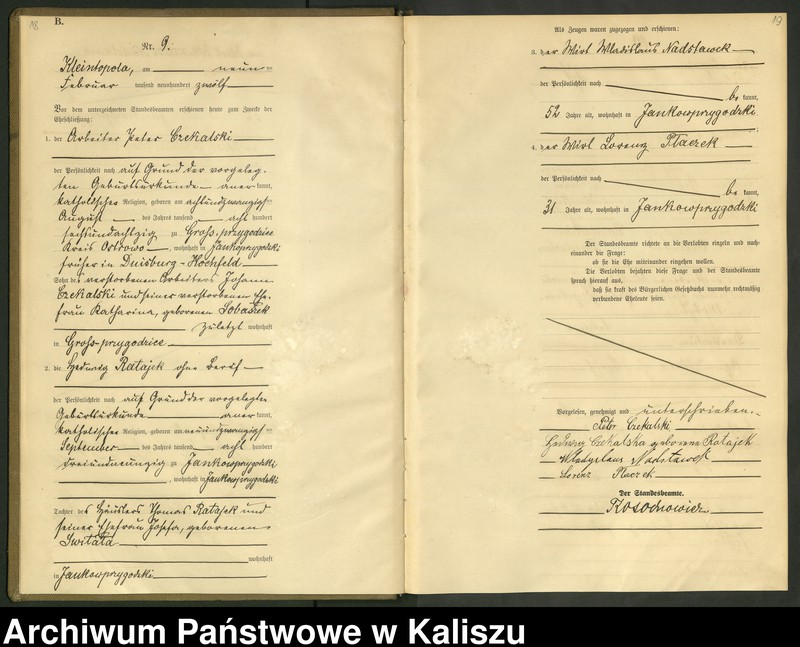 Obraz 12 z jednostki "[Księga małżeństw]"
