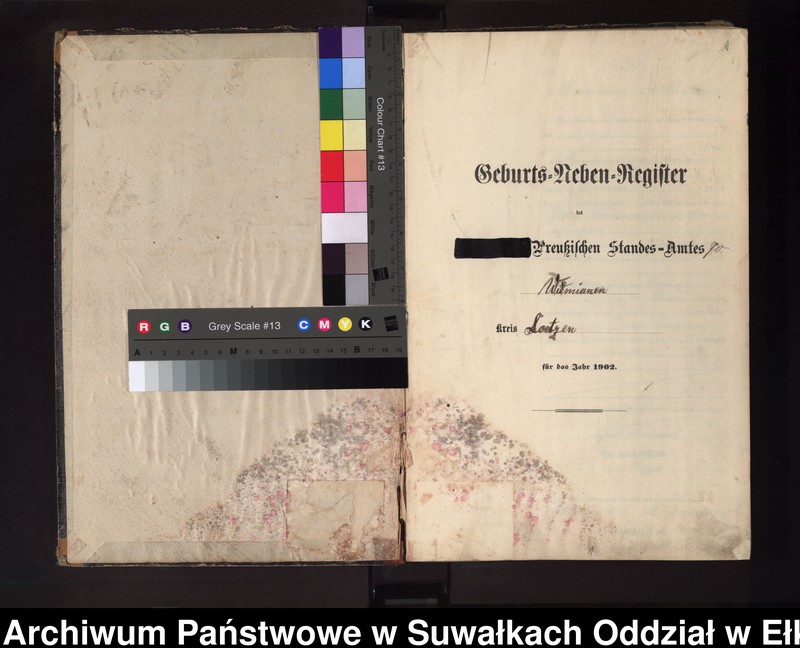 image.from.unit.number "Geburts-Neben-Register des Preussischen Standes-Amtes Widminnen Kreis Loetzen"