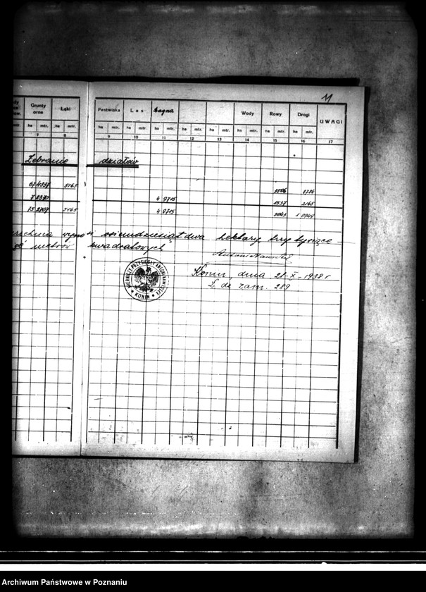 Obraz 16 z jednostki "Rejestr pomiarowy majątku Kaliska powiatu konińskiego"