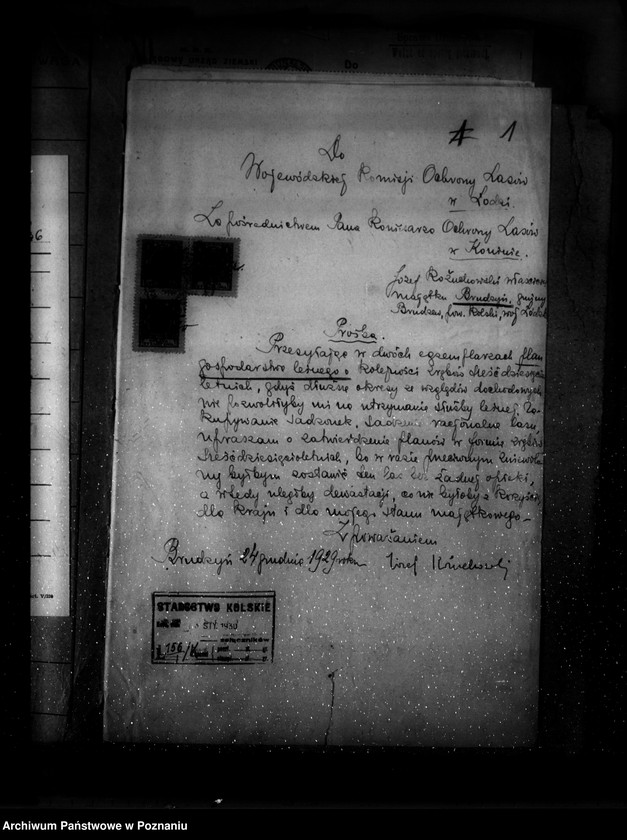 Obraz 5 z jednostki "Zatwierdzenie projektu planu gospodarczego dla lasu majątku Brudzew powiat turecki"