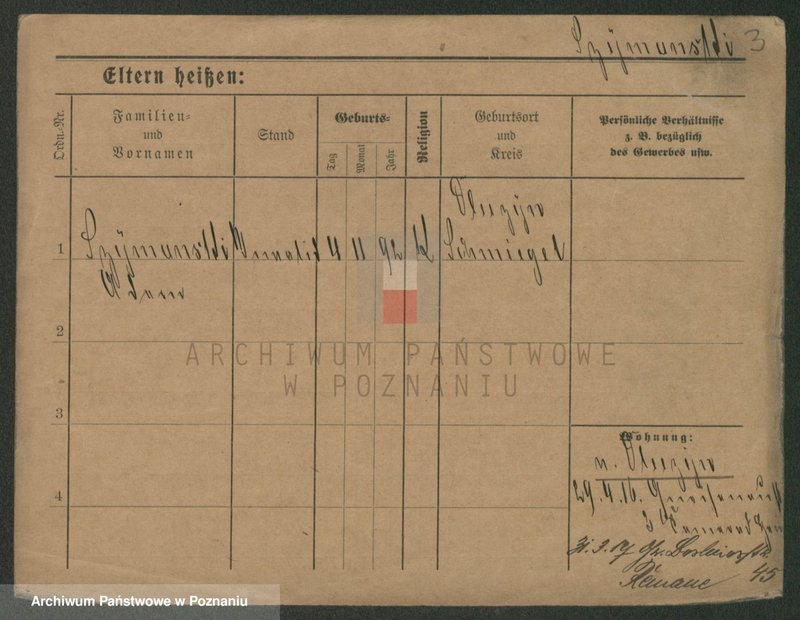 Obraz 9 z jednostki "Szymański (samotni mężczyźni)"