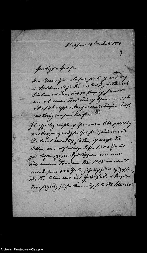 image.from.unit.number "/Baron v. Plüskow, seine Frau Clara u. Töchter Maria u. Elise an Anna Gfin Lehndorff geb. Gfin Hahn/"