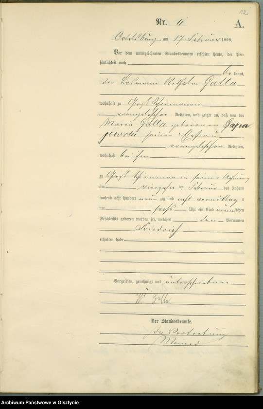 image.from.unit.number "Geburts-Haupt-Register Nr 1 - 86"