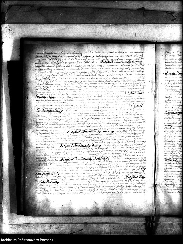 Obraz 10 z jednostki "Or. Stanisław August /Poniatowski/, król polski, transumuje artykuły cechu ciesielskiego w Poznaniu zatwierdzone 1765.7.VIII przez władze miejskie Poznania i potwierdza"