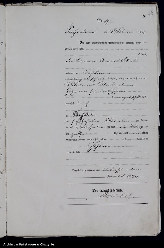 image.from.unit.number "Geburts-Haupt-Register Nr 1 - 75"