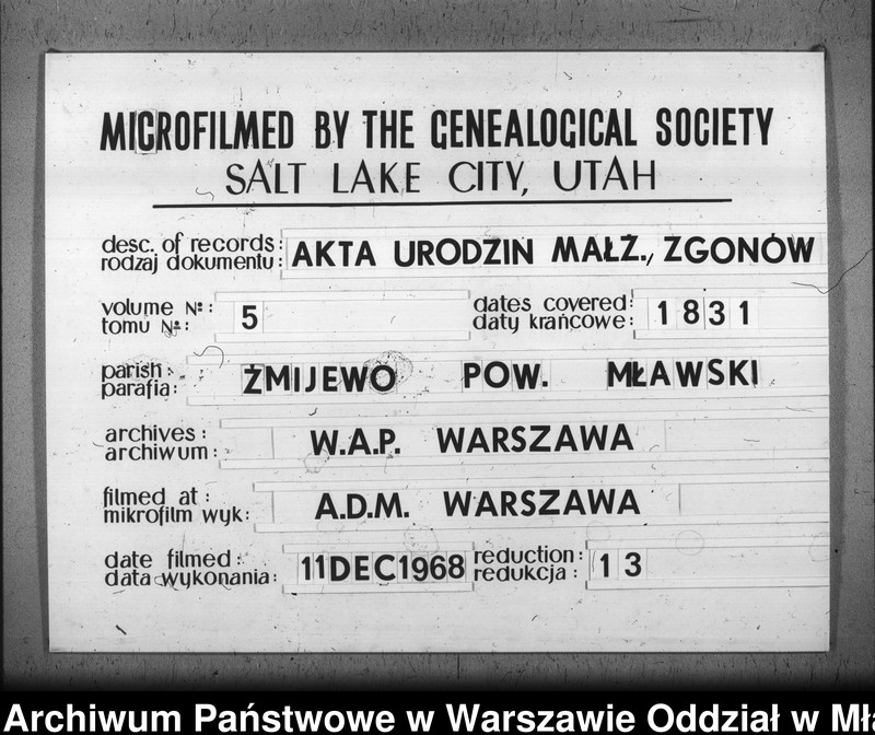 image.from.unit.number "Akta urodzeń, małżeństw i zgonów"