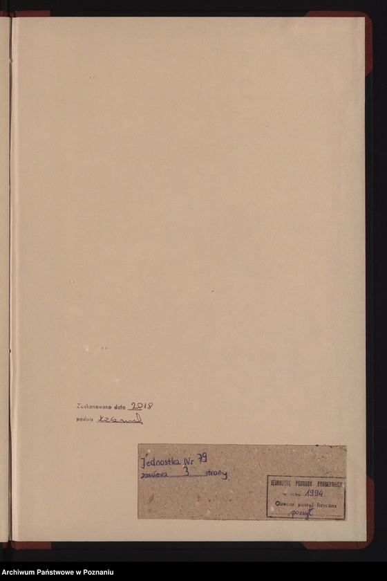 Obraz 5 z jednostki "Duplicat baptisatorum"