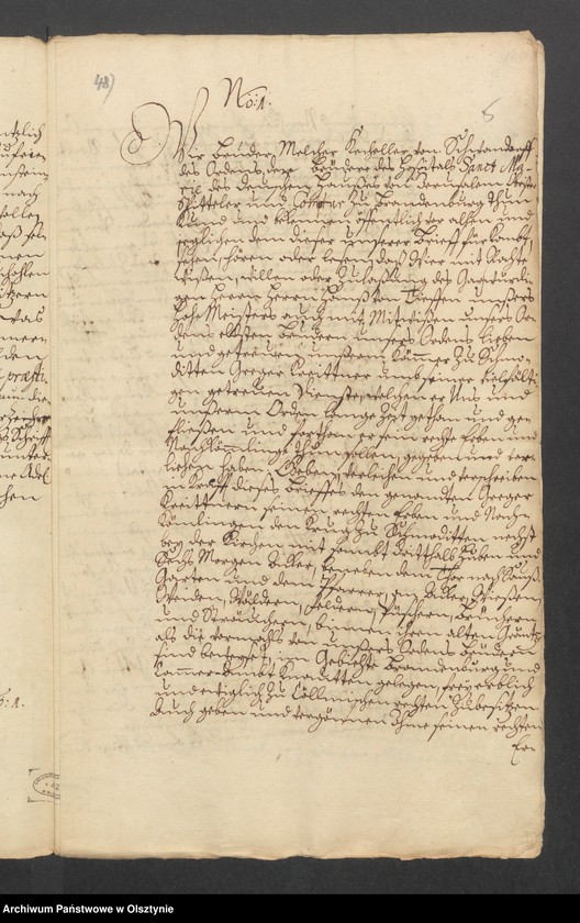 image.from.unit.number "Auklappen und die 3 Krüge in Kgl. Dorfe Schmoditten, H. [Haupt] A. [Amt] Brandenburg [Pokarmin]. Acta, den Verkauf durch die verw. [verwitwe] Anna Maria Rothenstein an ihren Schwigersohn Fab. [Fabian] Sebast. [Sebastjan] Gorzuchowski"