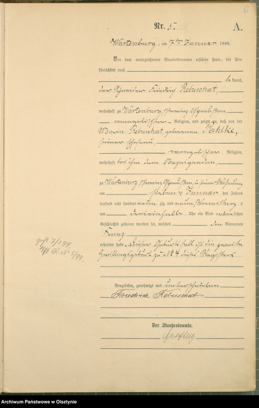 image.from.unit.number "Geburts-Haupt-Register Nr 1 - 181"