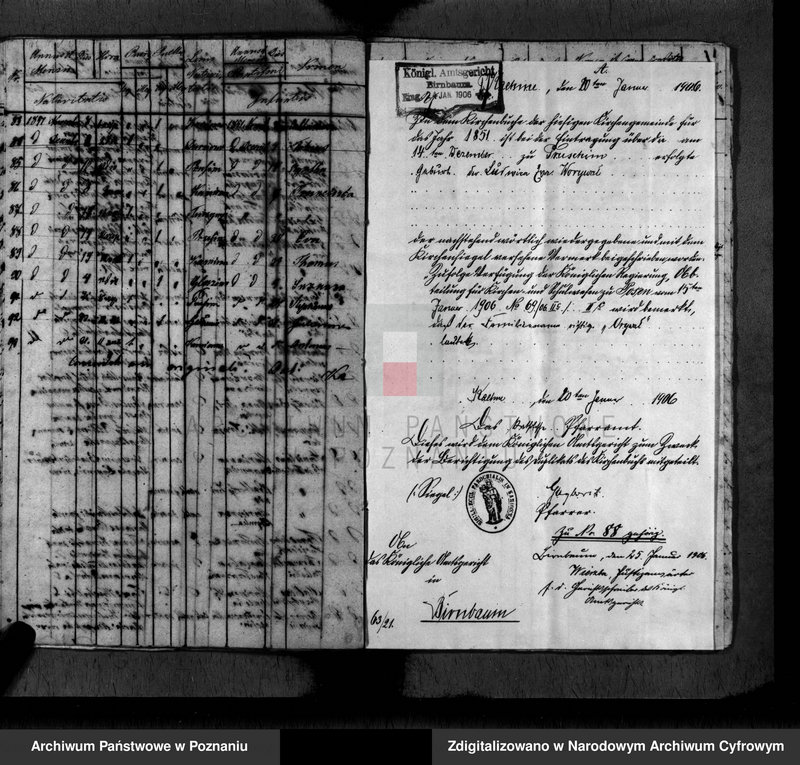 Obraz 13 z jednostki "Duplikat baptisatorum, copulatorum, mortuorum"