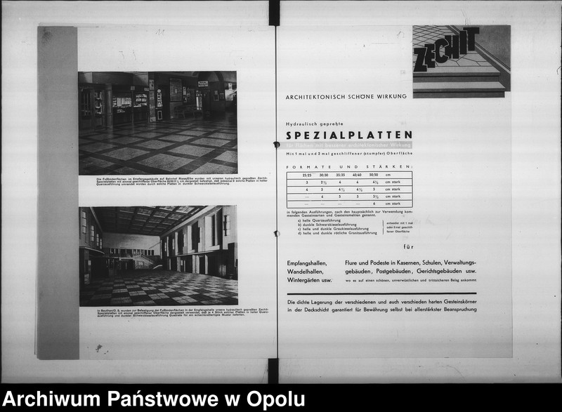 Obraz 14 z jednostki "[Oferta firmy "Zechstein- und Zechitwerke - Leipzig" dotycząca budowy szkoły w Półwsi]"