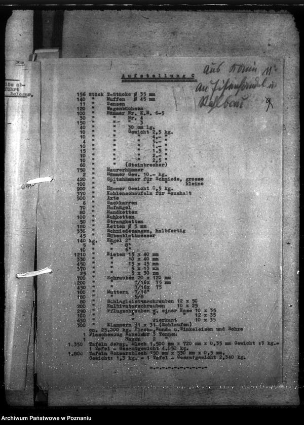 Obraz 15 z jednostki "Verwertete Warschauer Räumungsgüter"