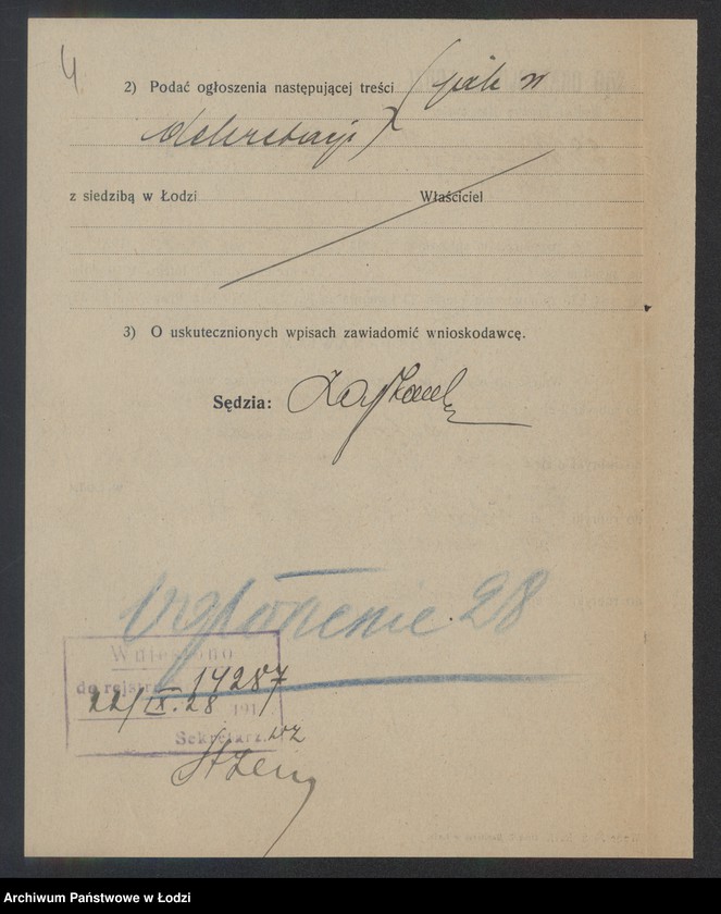 Obraz 6 z jednostki "Zelig Dawid Grosman- drobny handel ubraniami gotowymi i ludowymi"