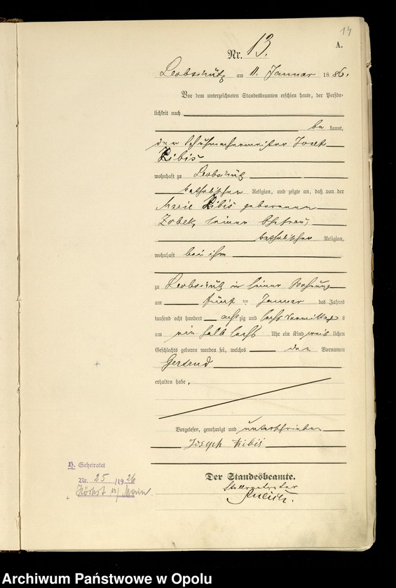 image.from.unit.number "Geburts-Register (Haupt-Register) 1886 (Głubczyce)"