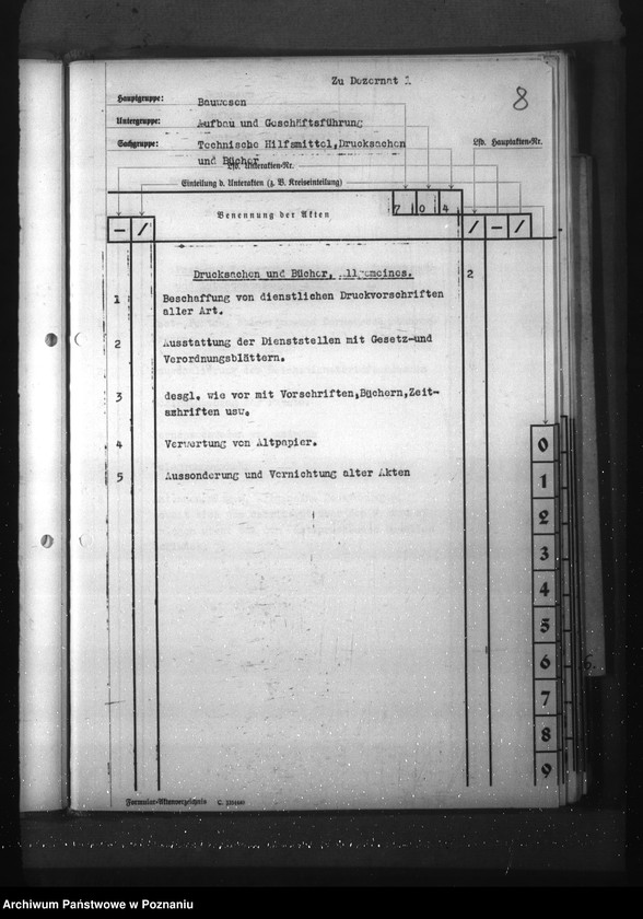 Obraz 12 z jednostki "Registratur- Hochbau"