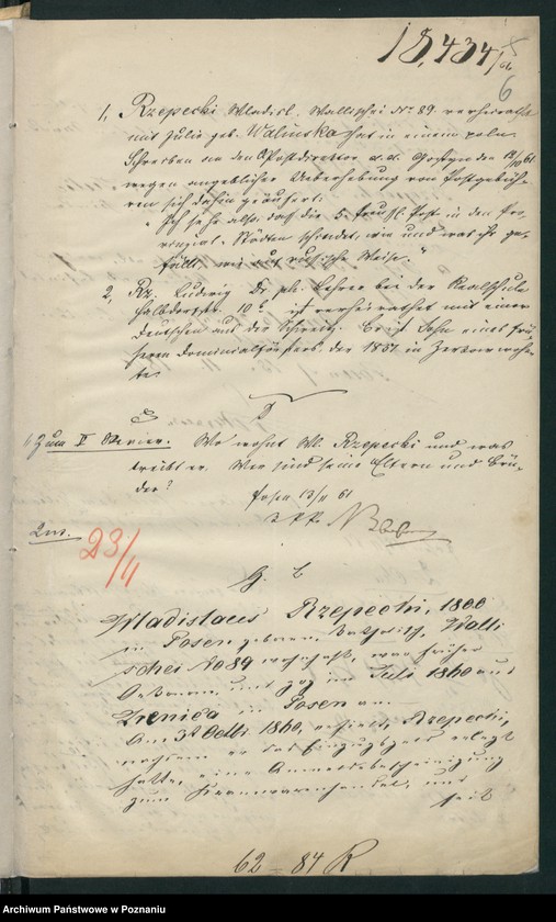 Obraz 11 z jednostki "A. betr. Familie Rzepecki /vermutlich/"