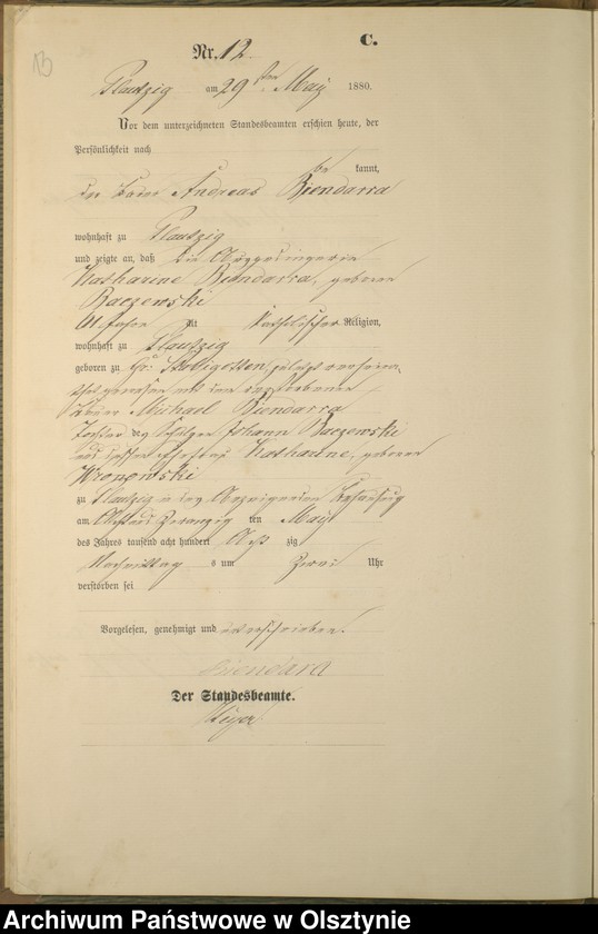 image.from.unit.number "Sterbe-Haupt-Register Nr 1 - 23"