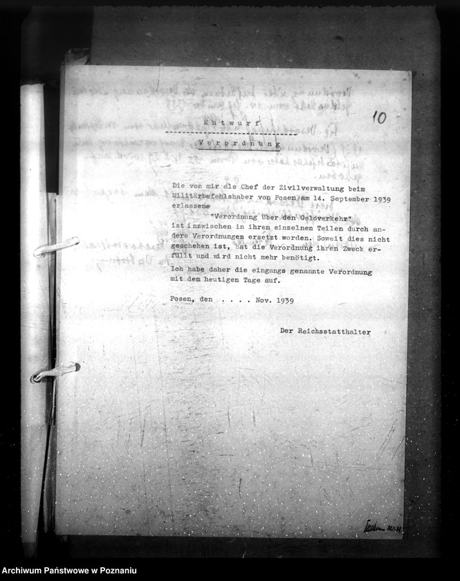 Obraz 15 z jednostki "Verordnungsblatt (Schriftwechsel) des Cheft der Zivilverwaltung"