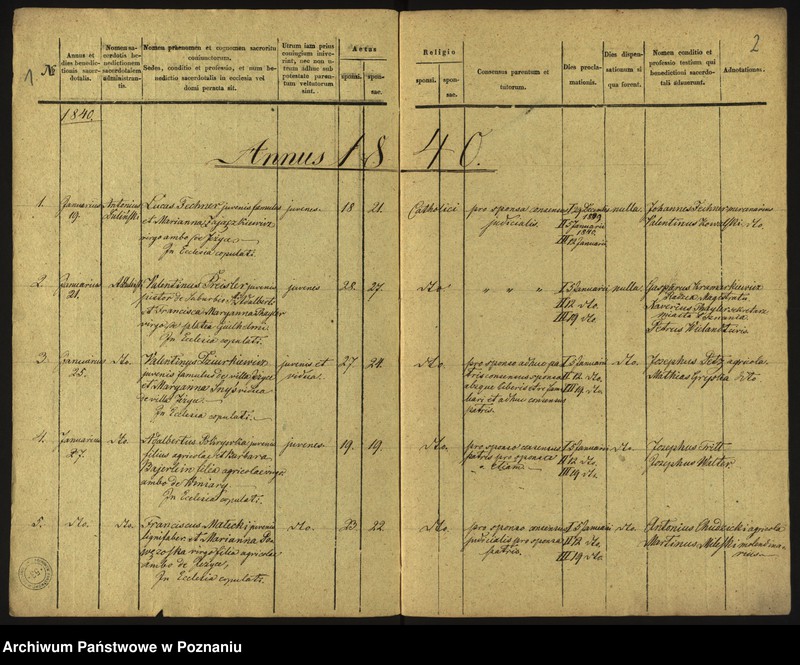 Obraz 4 z jednostki "Księga małżeństw"