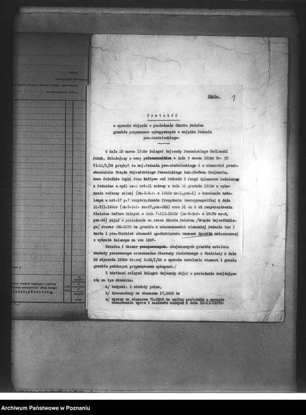 Obraz 5 z jednostki "Odprawy z art. 44 ustawy o wykonaniu reformy rolnej dla byłej służby folwarcznej Podanin powiat chodzieski"