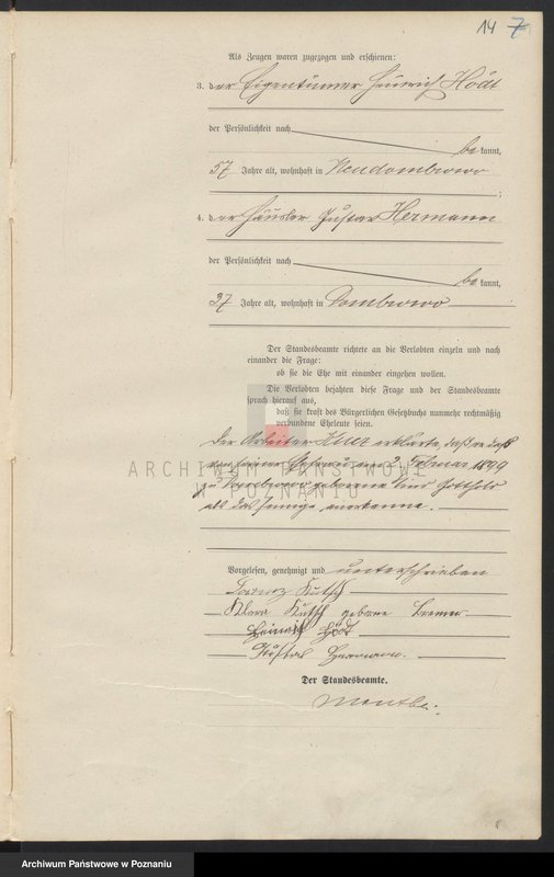Obraz 17 z jednostki "Heiraths-Haupt-Register"