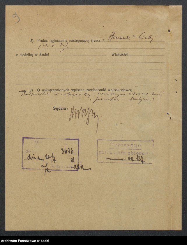 Obraz 11 z jednostki "Fiszel halle- Biuro ekspedycyjno pocztowe i kolejowe"