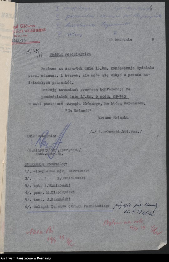 Obraz 8 z jednostki "Statut - regulaminy - instrukcje, wykaz akt."