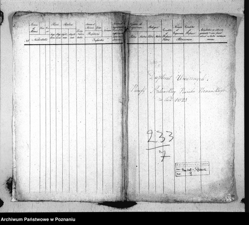 image.from.team "Akta stanu cywilnego Parafii Rzymskokatolickiej Spławie (pow. poznański)"