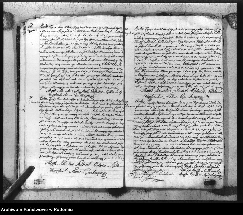 image.from.unit.number "Akta urzędnika stanu cywilnego gminy Szydłowiec z roku 1810"