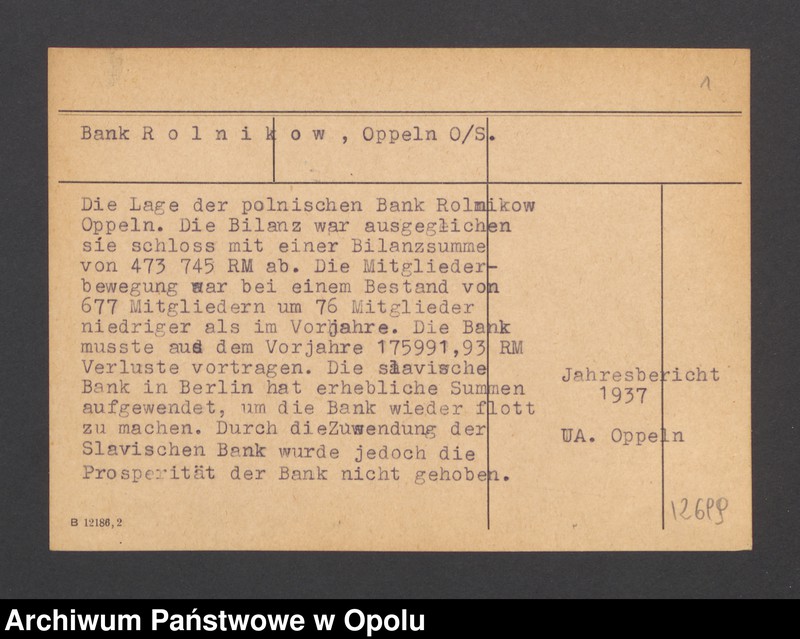 image.from.unit.number "Bank Rolników - Oppeln O/S"
