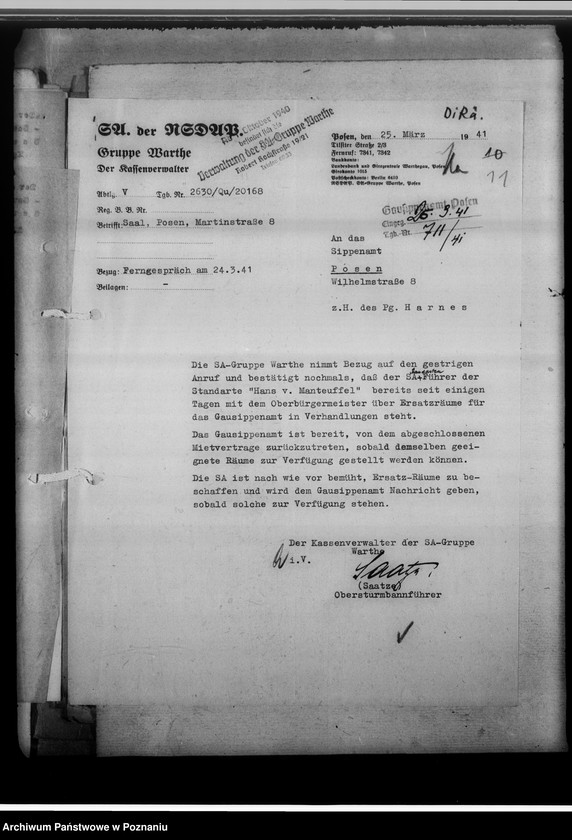 Obraz 15 z jednostki "[Wytyczne i korespondencja w sprawie zabezpieczenia magazynów archiwalnych]"