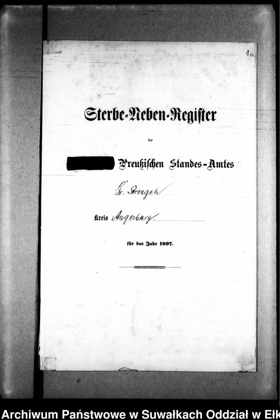 image.from.unit.number "Sterbe-Neben-Register des Preussischen Standes-Amtes Gr. Strengeln Kreis Angerburg"