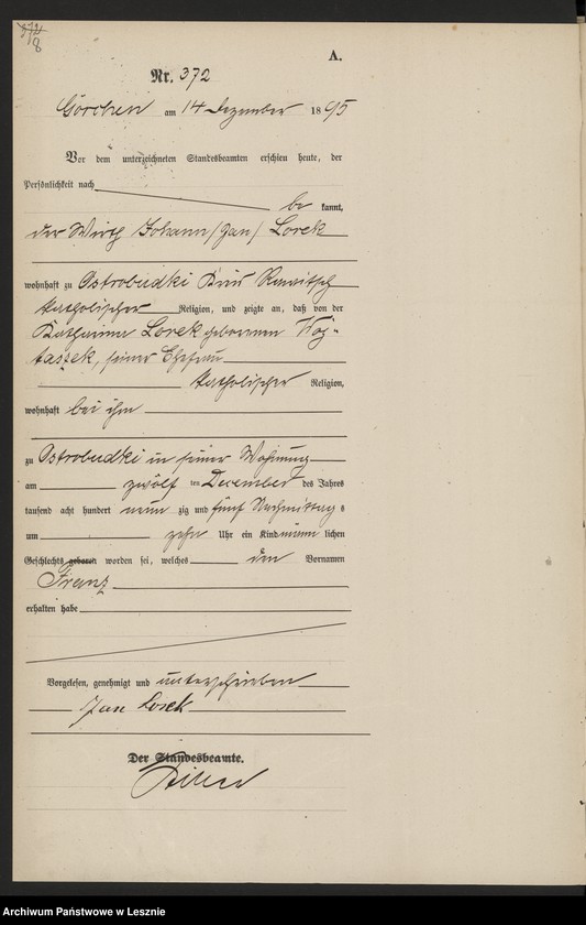 Obraz 11 z jednostki "[Księga urodzeń]"