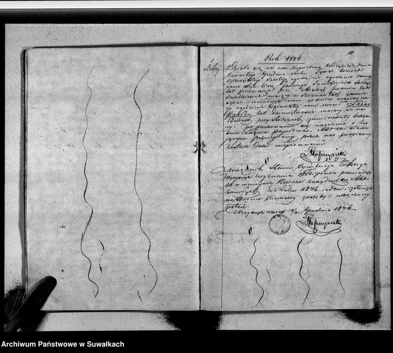 image.from.unit.number "Duplikat Urodzonych, zaślubionych i zmarłych Wyznania Filiponów Okręgu Wiejsieje poczynające w roku 1846, kończące w 1848 roku"