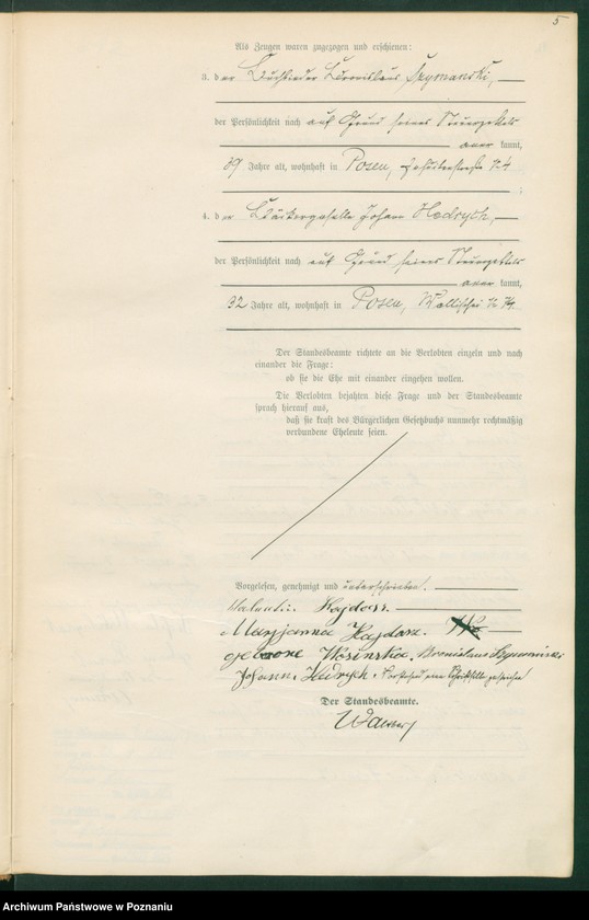 Obraz 8 z jednostki "Księga miejscowa małżeństw t. IV"