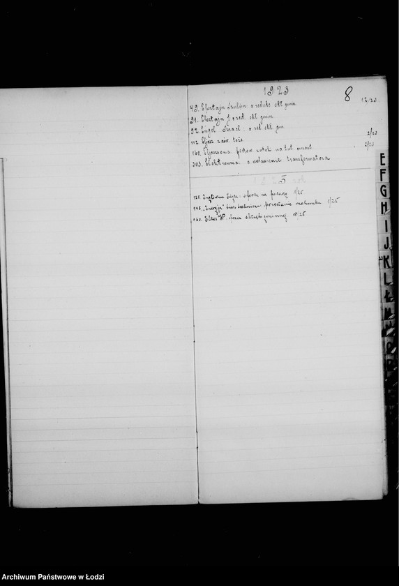 Obraz 12 z jednostki "[Skorowidz do dziennika]"