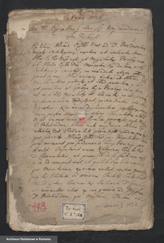 Obraz 2 z jednostki "Księga radziecka - korespondencja; język niemiecki, polski, łaciński"