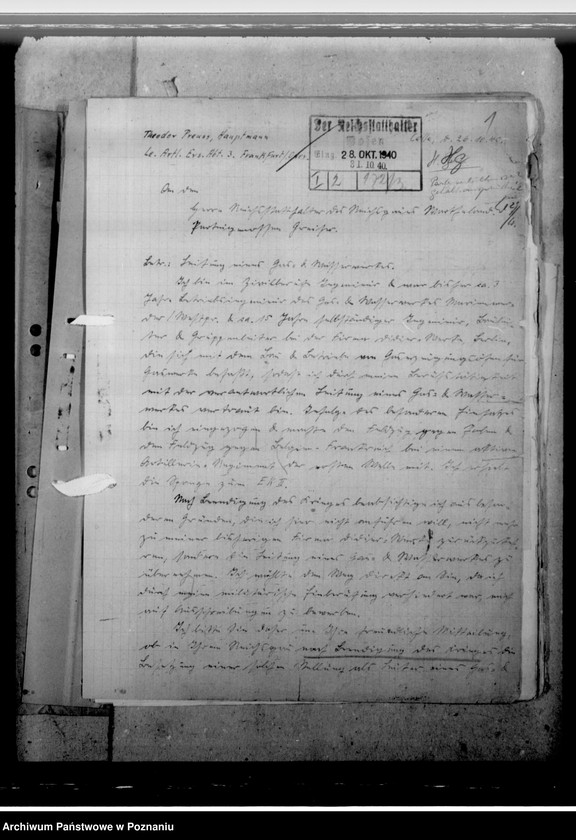 Obraz 5 z jednostki "Bewerbung des Ing. Theodor Preuss - urzędnik"