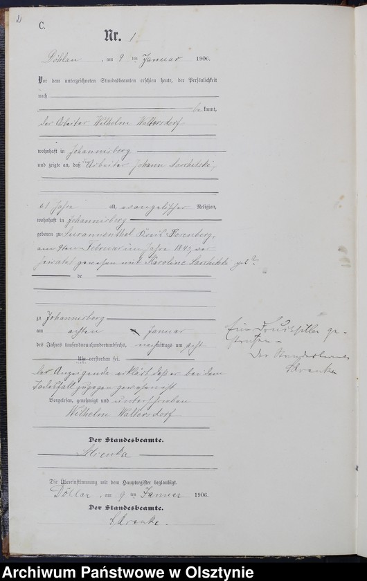 image.from.unit.number "Sterbe-Neben-Register Nr 1 - 26"