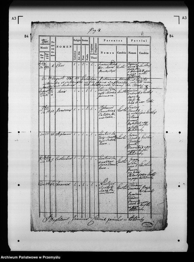 Obraz 9 z jednostki "[Kopie ksiąg metrykalnych parafii Kołodruby (dekanat Komarno)]"