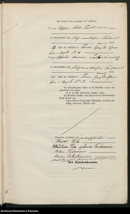 Obraz 10 z jednostki "Księga miejscowa małżeństw tom II [Rejestr główny małżeństw]"