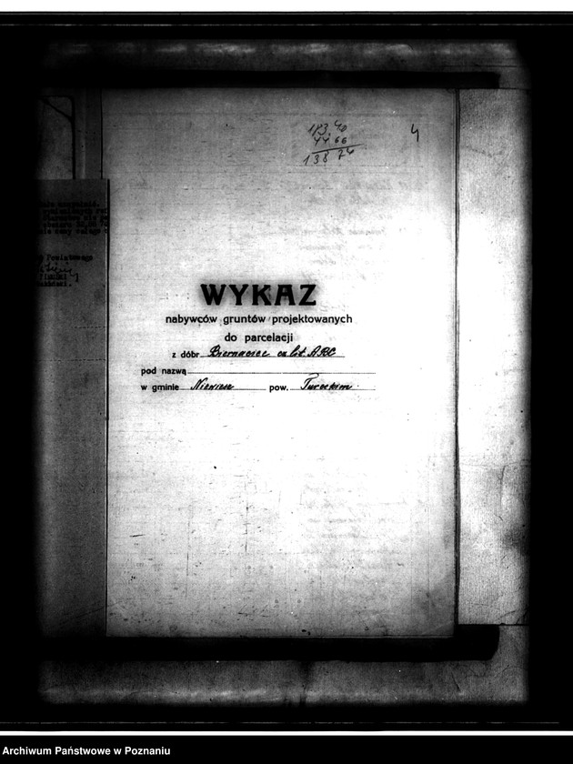 Obraz 8 z jednostki "Parcelacja majątku Biernacice powiatu tureckiego"