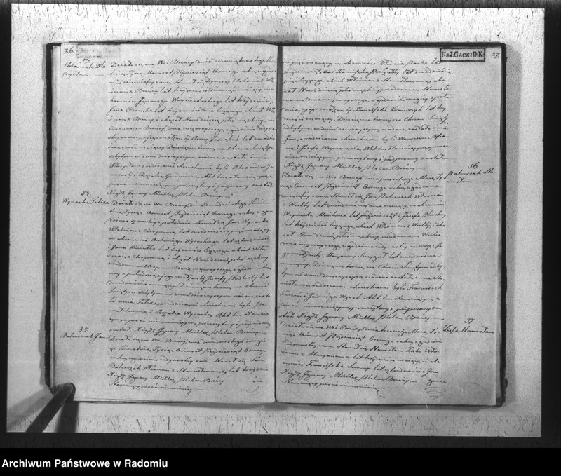 Obraz 16 z jednostki "Duplikat akt religijno cywilnych urodzonych, zaślubionych i zeyścia parafii Brzóza na rok 1858"