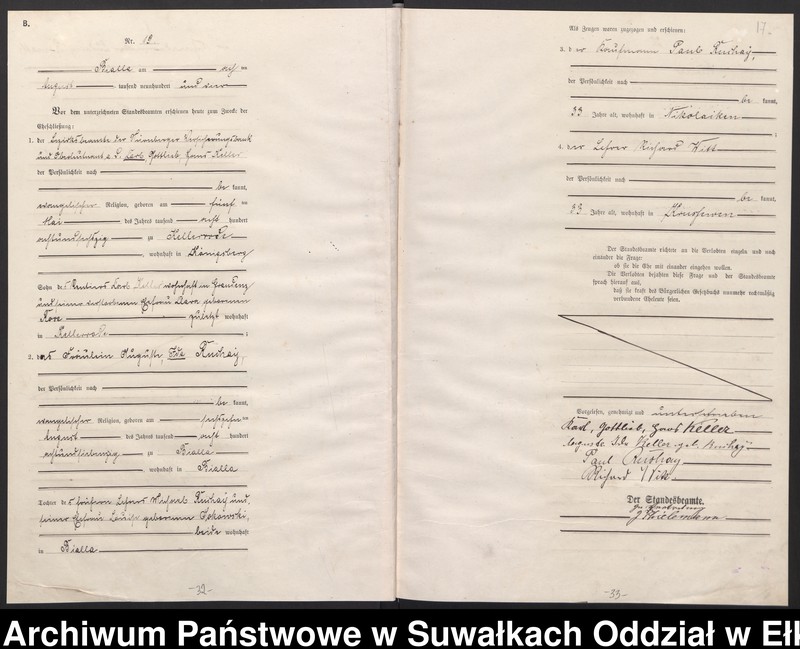 image.from.unit.number "[Heirats-Haupt-Register des Königlichen Preussischen Standes-Amtes Bialla Kreis Johannisburg]"