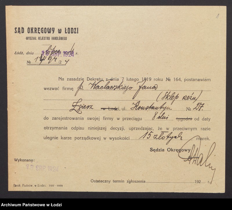 Obraz 3 z jednostki "Jan Wacławski – sklep gierz"