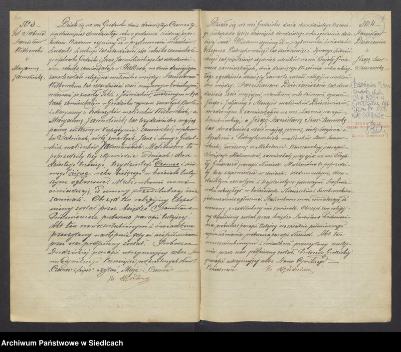 image.from.unit.number "Unikat aktów stanu cywilnego zaślubionych Parafii Grodzisk od 1919 roku do 1937 roku"